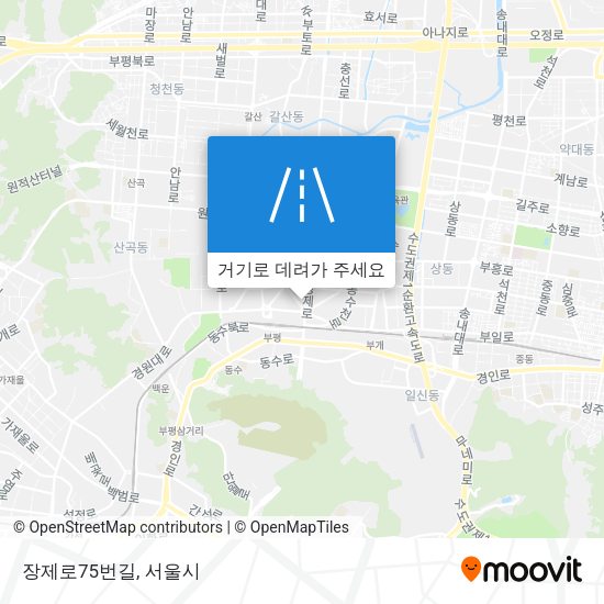 장제로75번길 지도