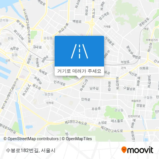 수봉로182번길 지도