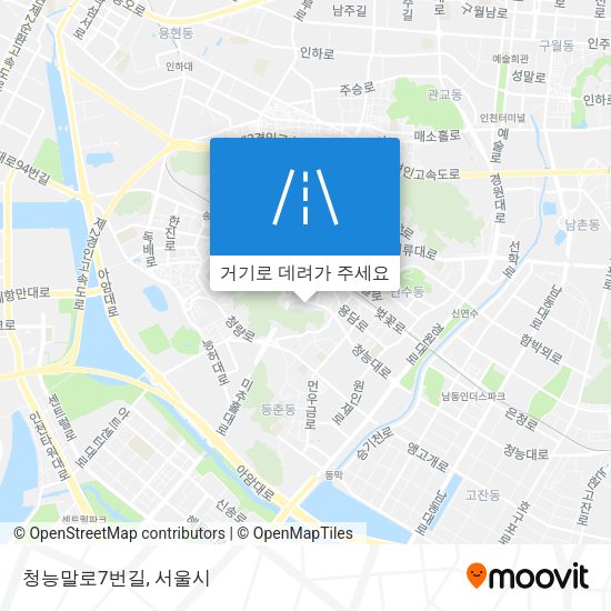 청능말로7번길 지도