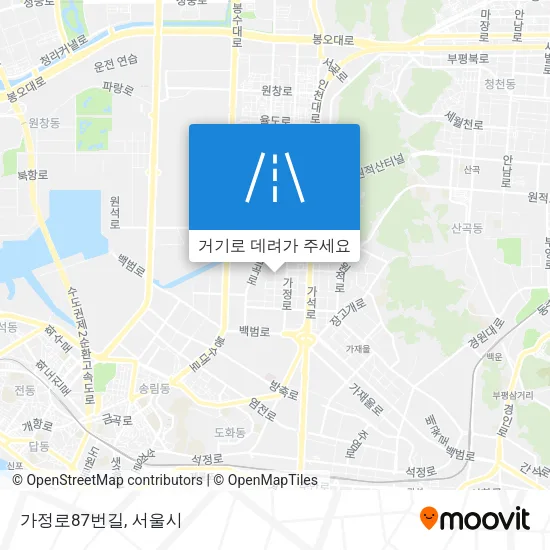 가정로87번길 지도