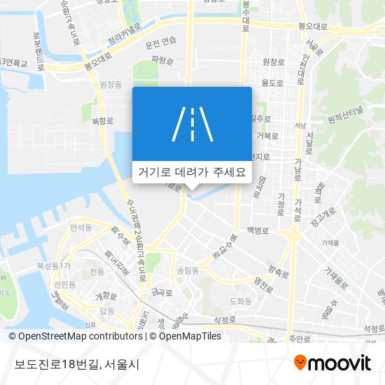 보도진로18번길 지도