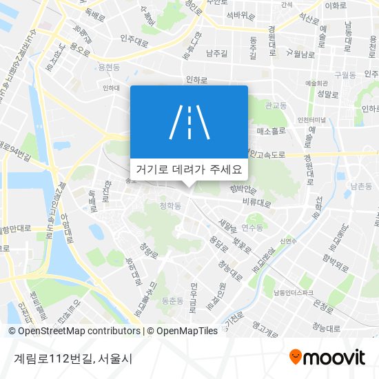 계림로112번길 지도