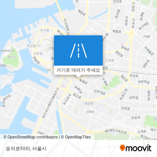 숭의로터리 지도