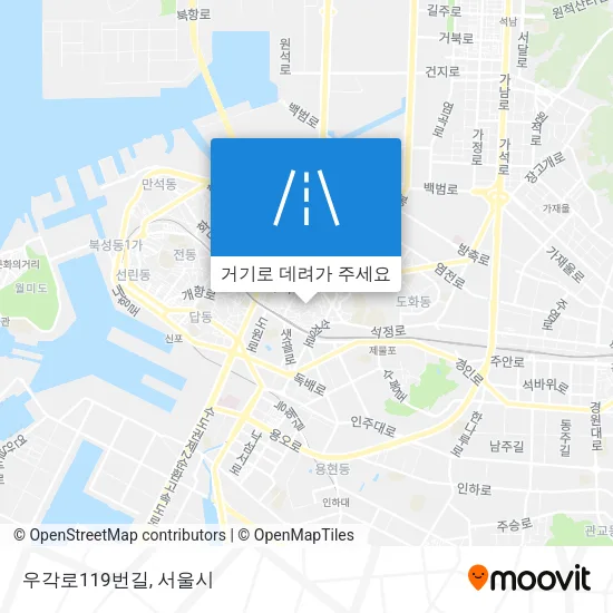 우각로119번길 지도