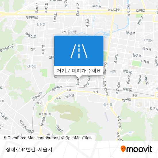 장제로84번길 지도