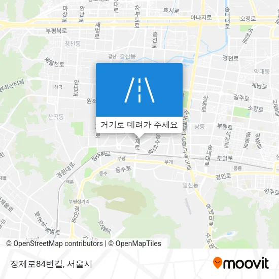 장제로84번길 지도