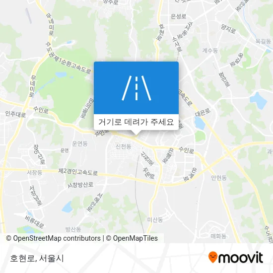 호현로 지도