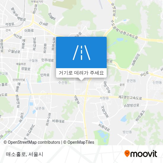매소홀로 지도