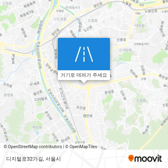 디지털로32가길 지도