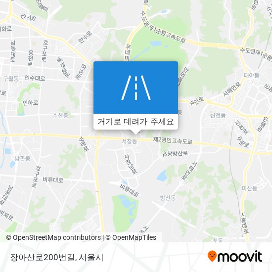 장아산로200번길 지도