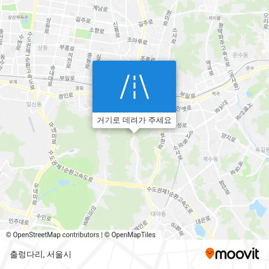 출렁다리 지도