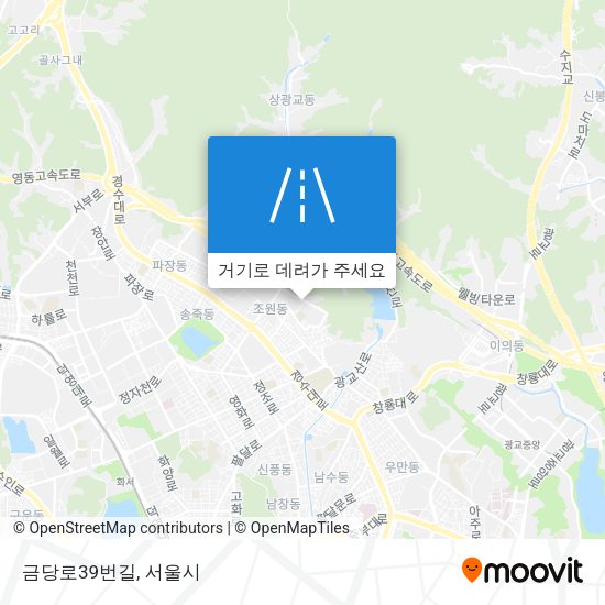 금당로39번길 지도