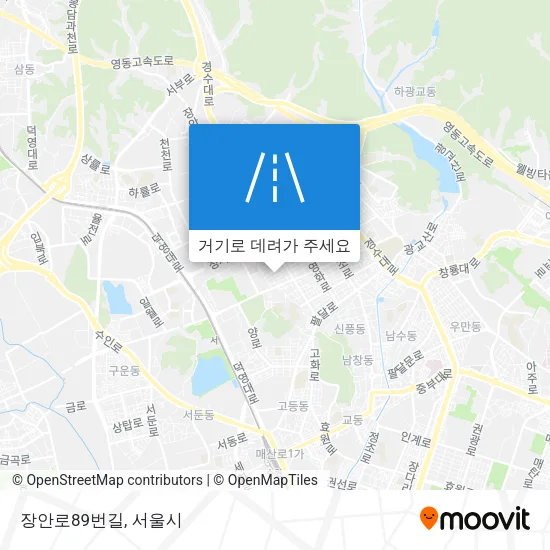 장안로89번길 지도