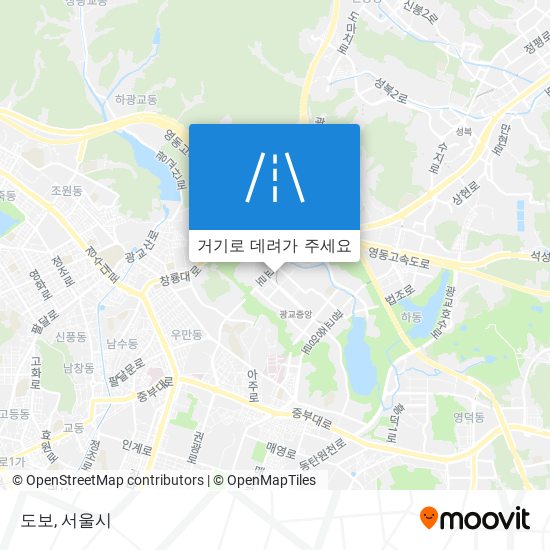 도보 지도