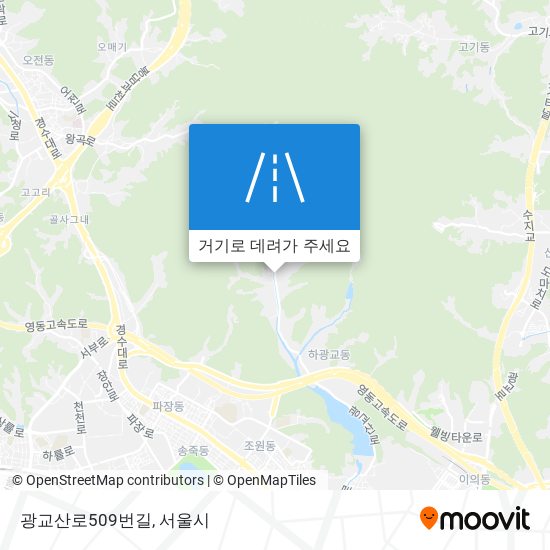 광교산로509번길 지도
