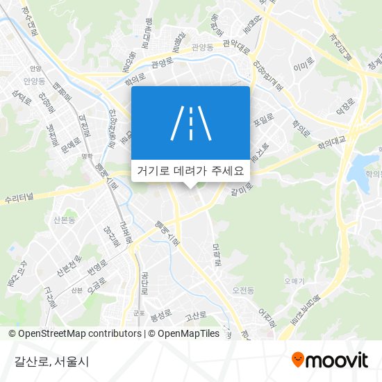 갈산로 지도