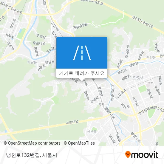 냉천로132번길 지도