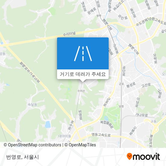 번영로 지도