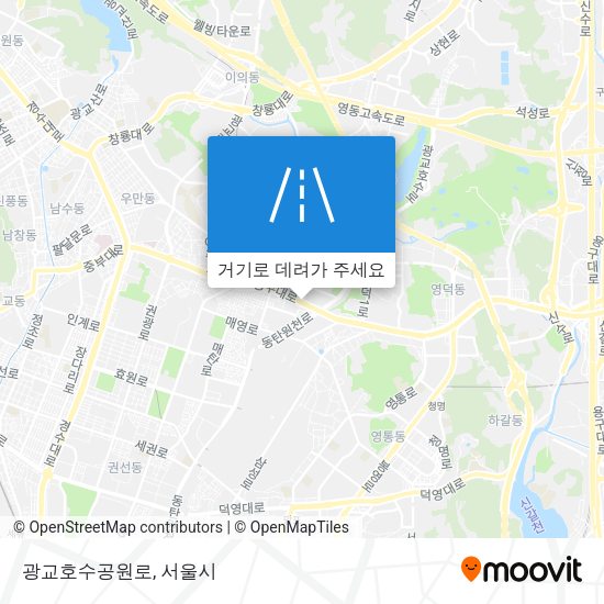 광교호수공원로 지도