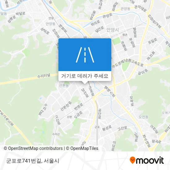 군포로741번길 지도