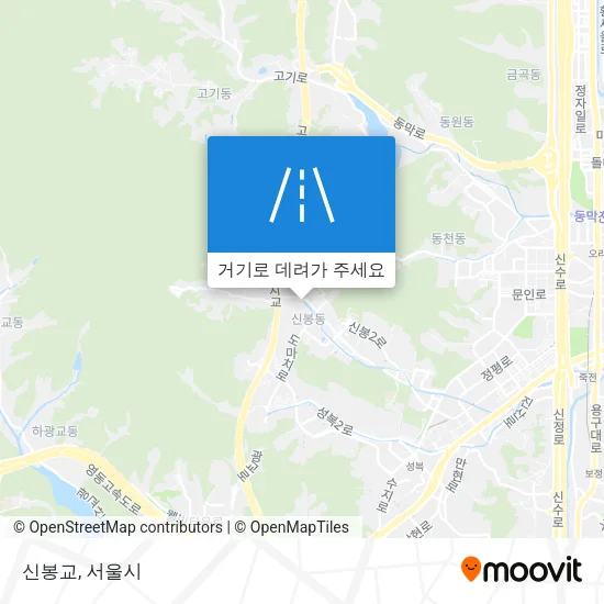 신봉교 지도
