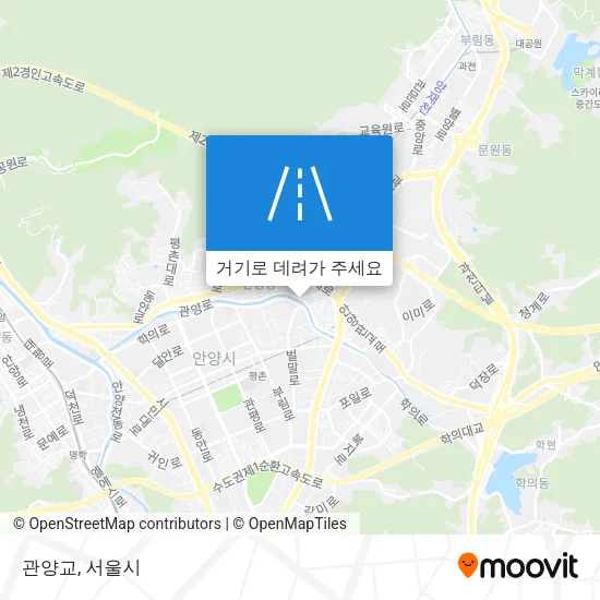 관양교 지도