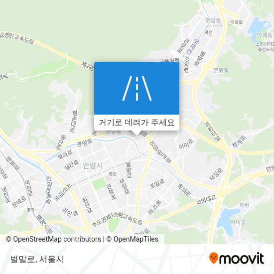 벌말로 지도