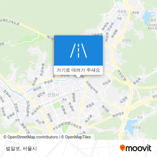 벌말로 지도