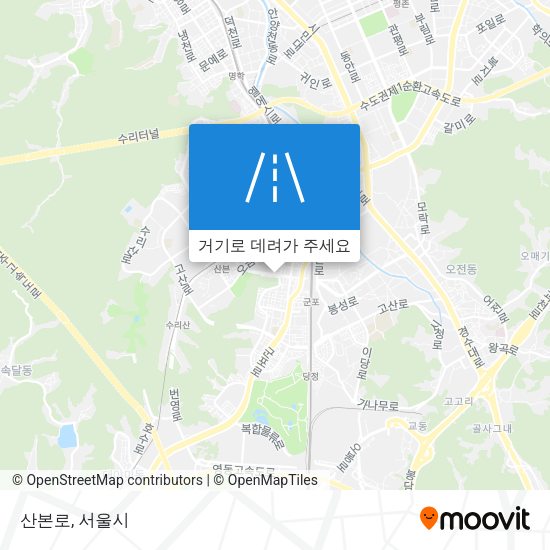 산본로 지도