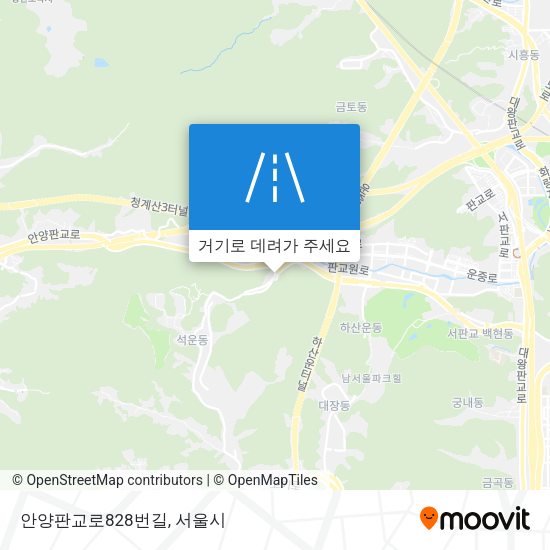 안양판교로828번길 지도