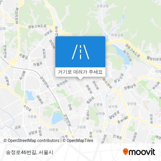 송정로46번길 지도