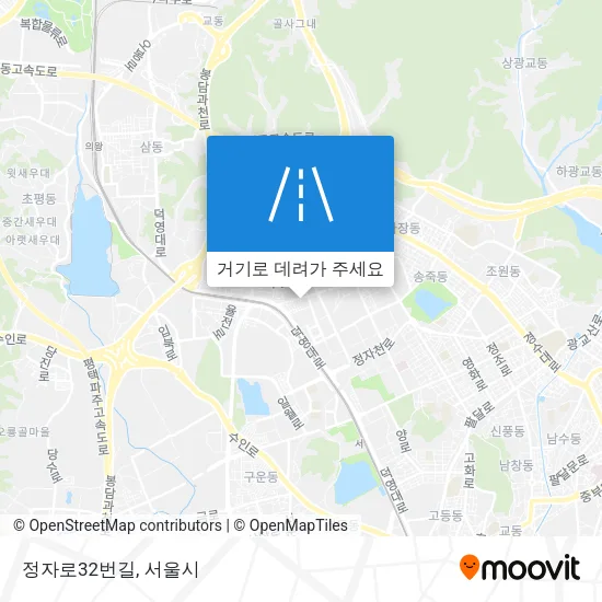 정자로32번길 지도