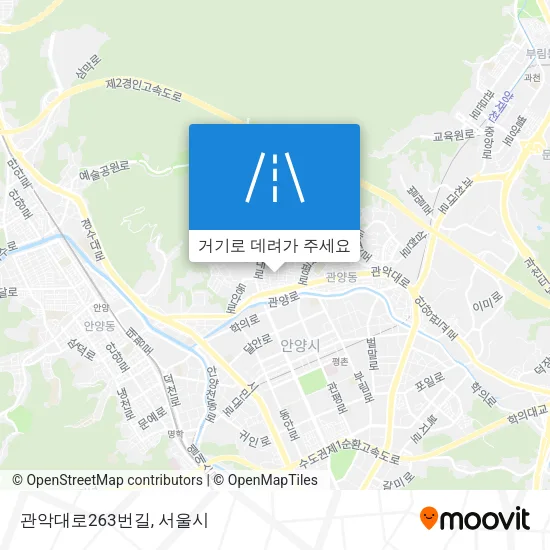 관악대로263번길 지도
