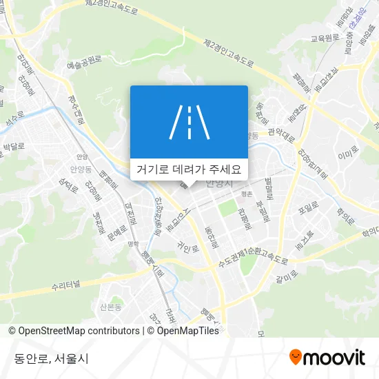 동안로 지도
