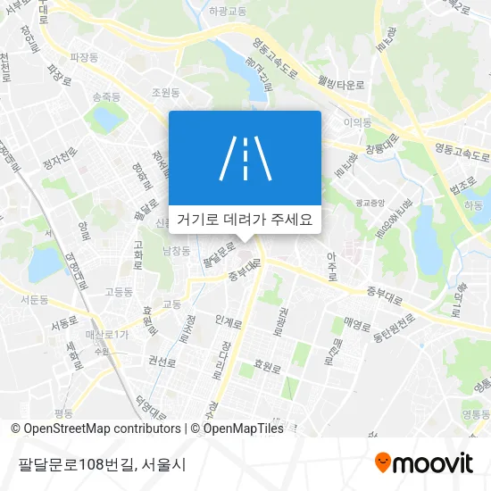 팔달문로108번길 지도