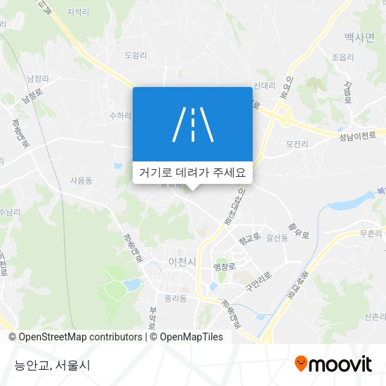 능안교 지도