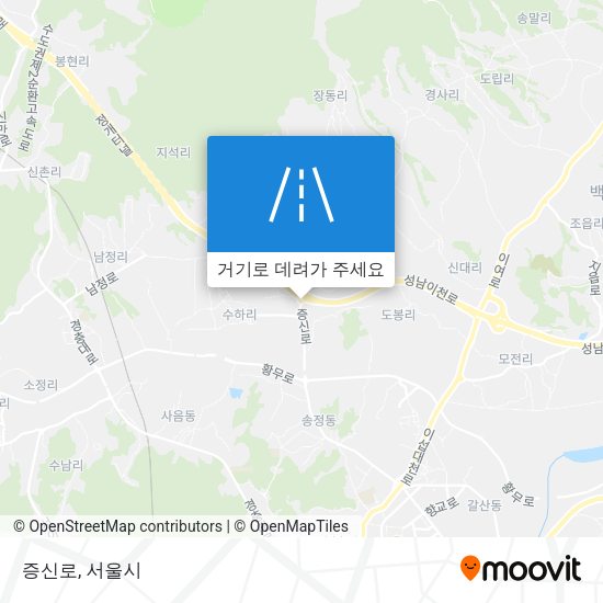 증신로 지도