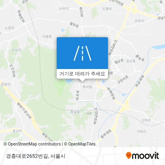 경충대로2652번길 지도
