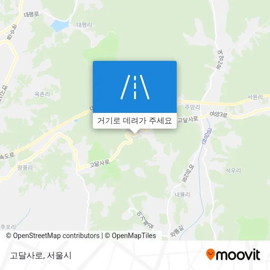 고달사로 지도