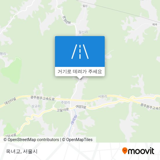 옥녀교 지도