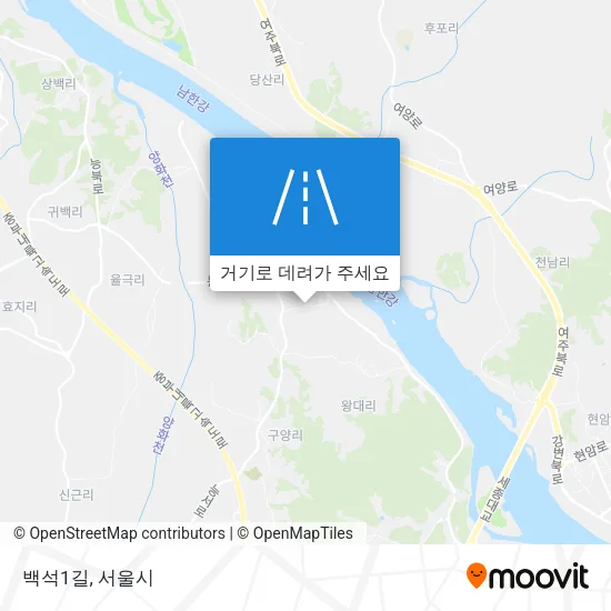 백석1길 지도