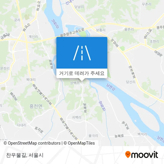 찬우물길 지도