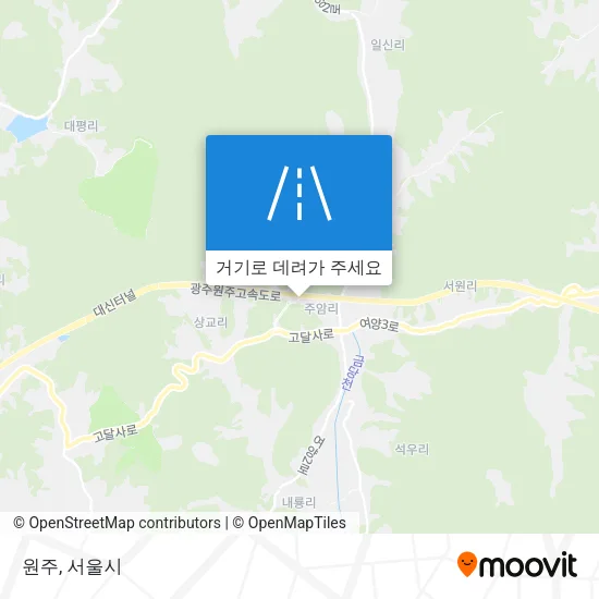 원주 지도