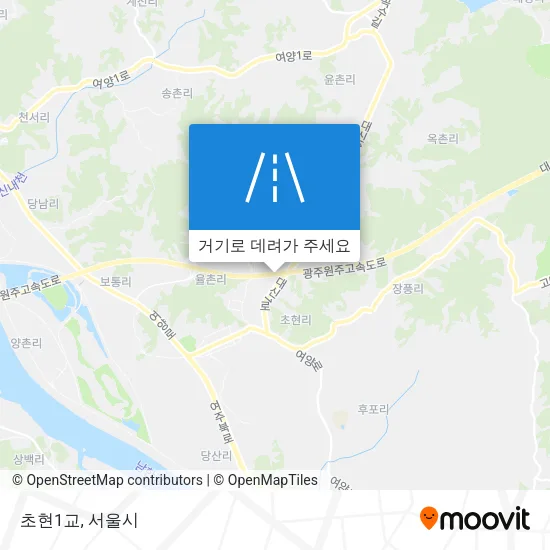 초현1교 지도