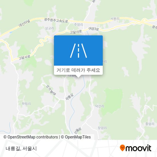 내룡길 지도