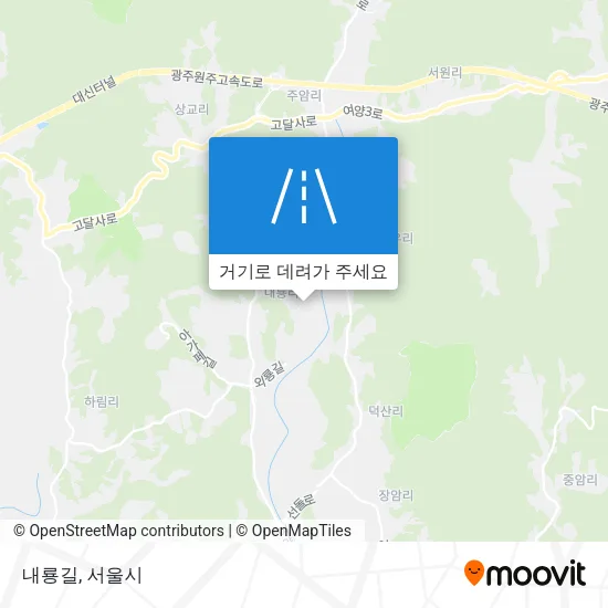 내룡길 지도