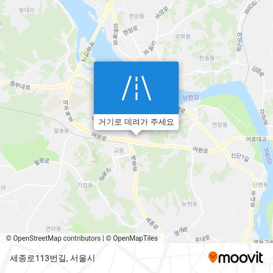 세종로113번길 지도