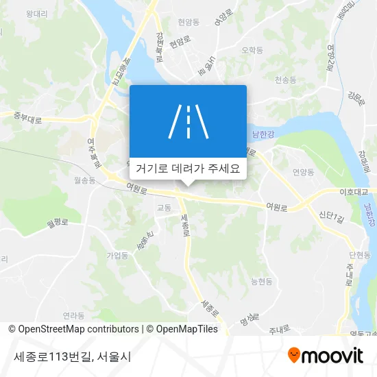 세종로113번길 지도