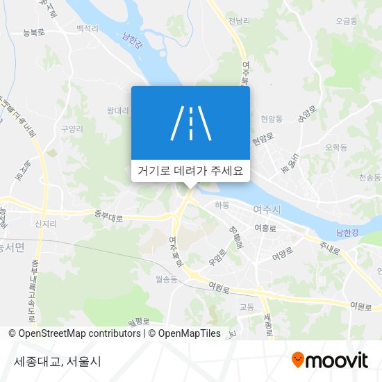 세종대교 지도