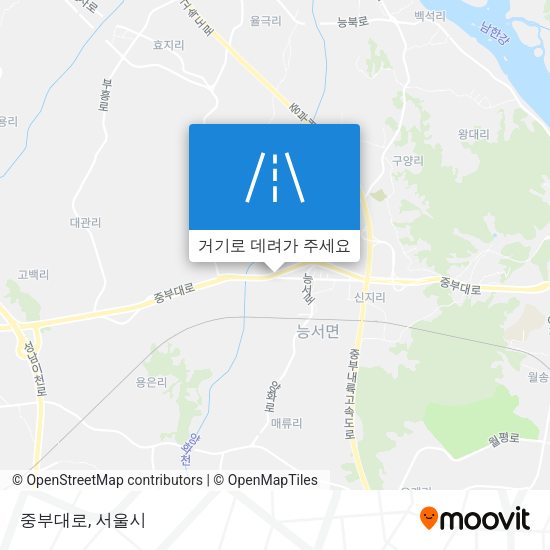 중부대로 지도